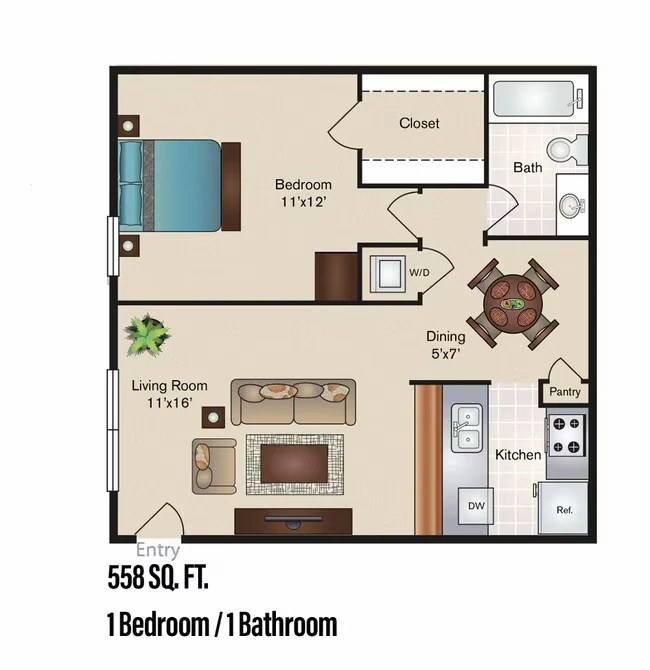 Ashton - A1 311 floor plan